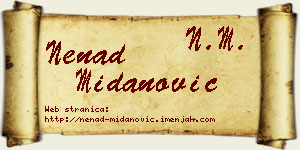 Nenad Midanović vizit kartica